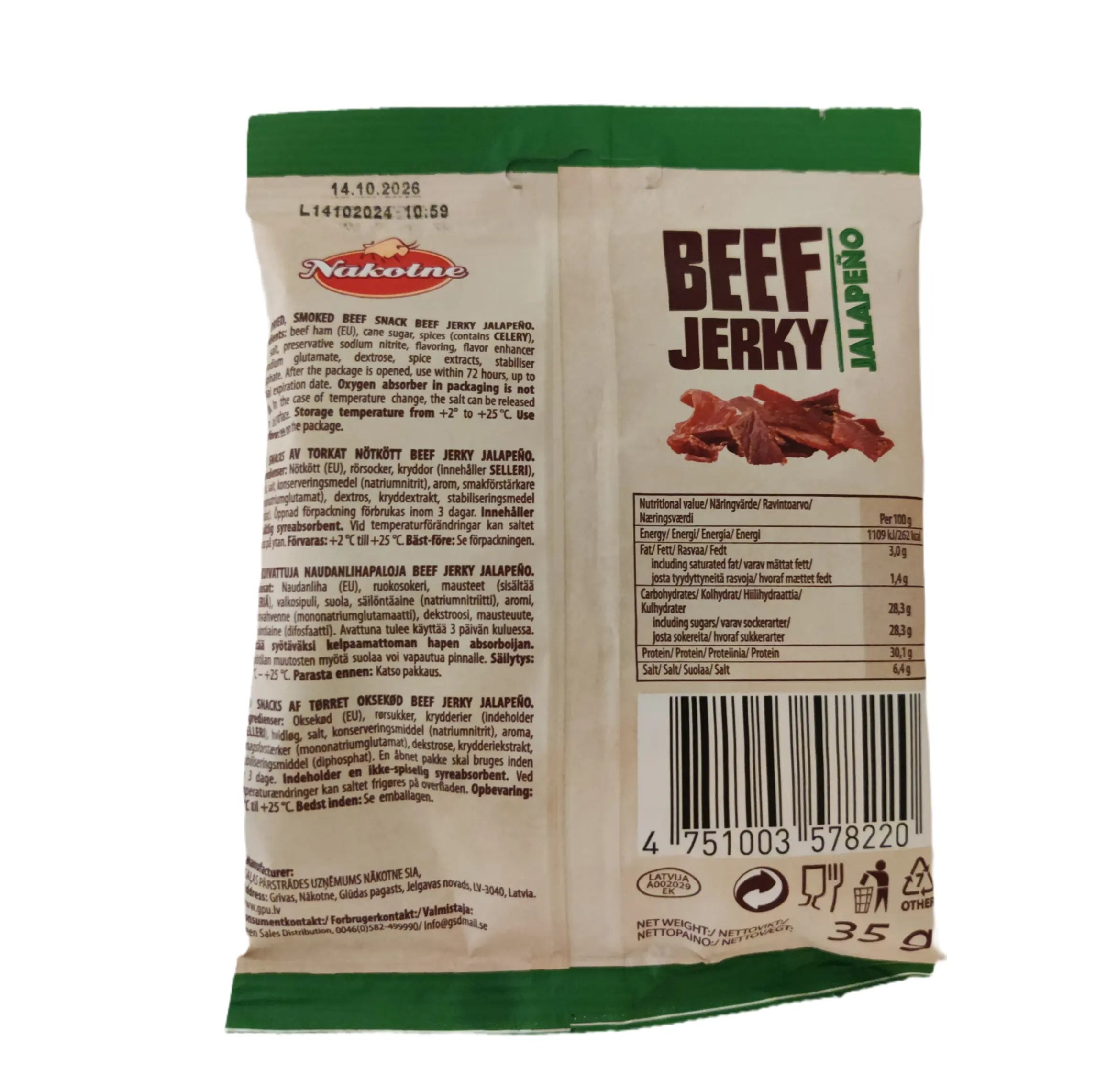 Beef Jerky Jalapeno