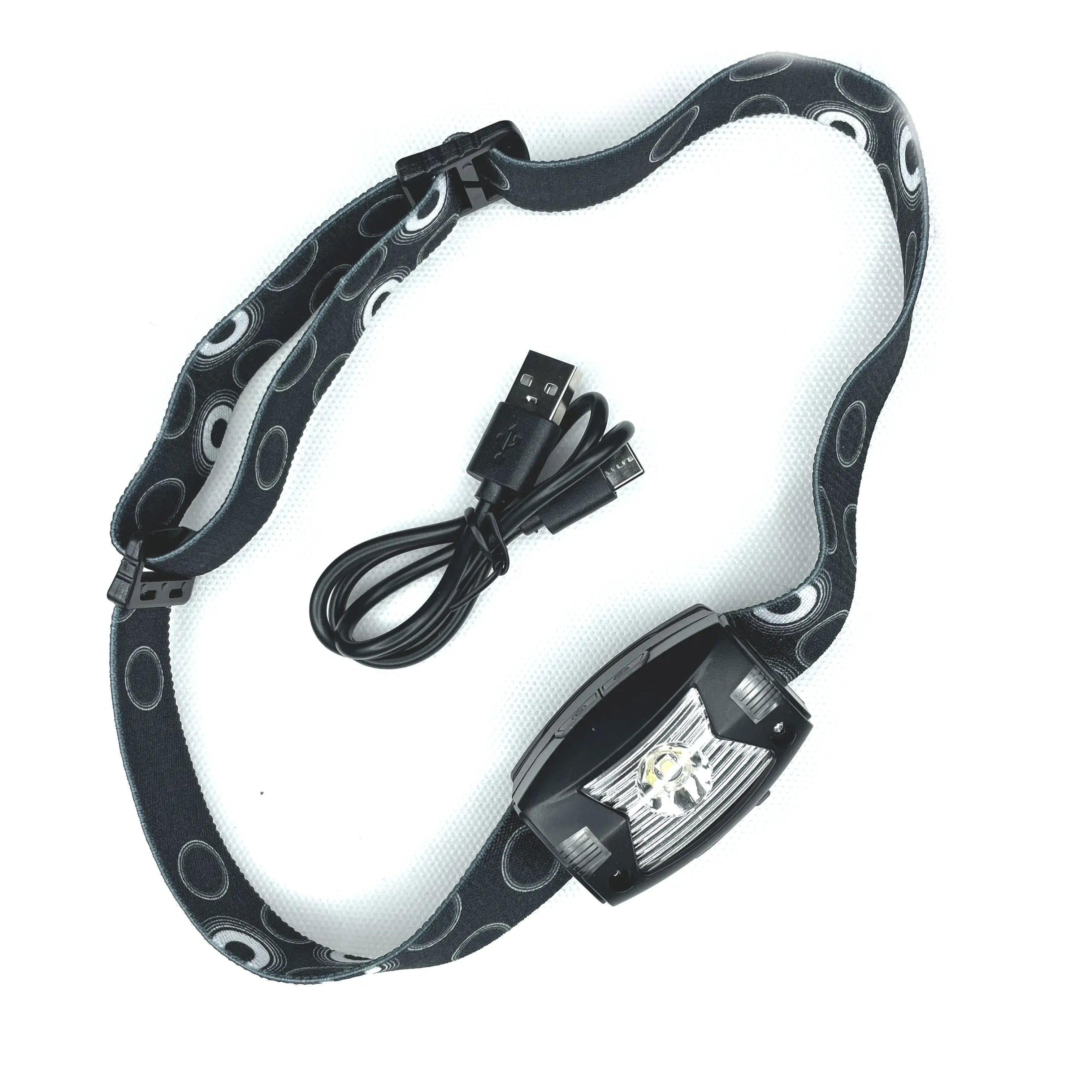 Uudelleenladattava Otsalamppu punavalolla